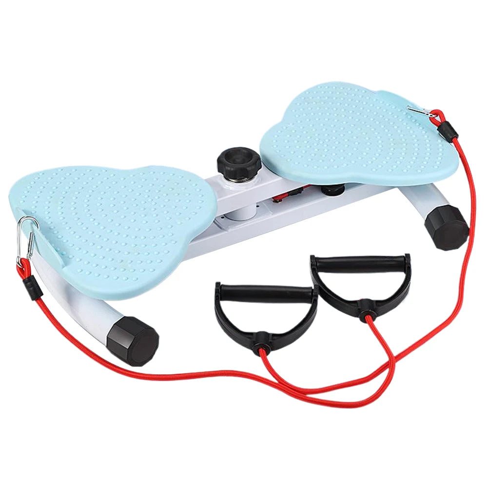 Waist Twisting Fitness Tool Standing Abdomen Exercise Board with Pull Rope Waist Twister Foot Massage Fitness Board for Women