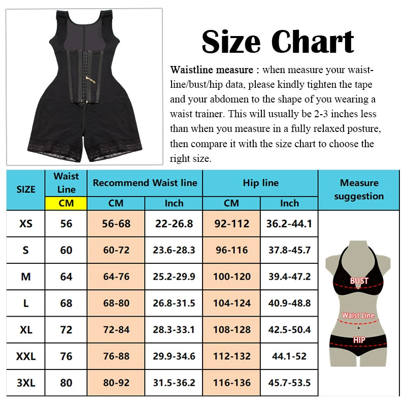 Slimming Girdle Faja Sculpting Shaper High Compression Corset Original Colombian Hourglass Shapewear Post Lipo Surgery Sheath